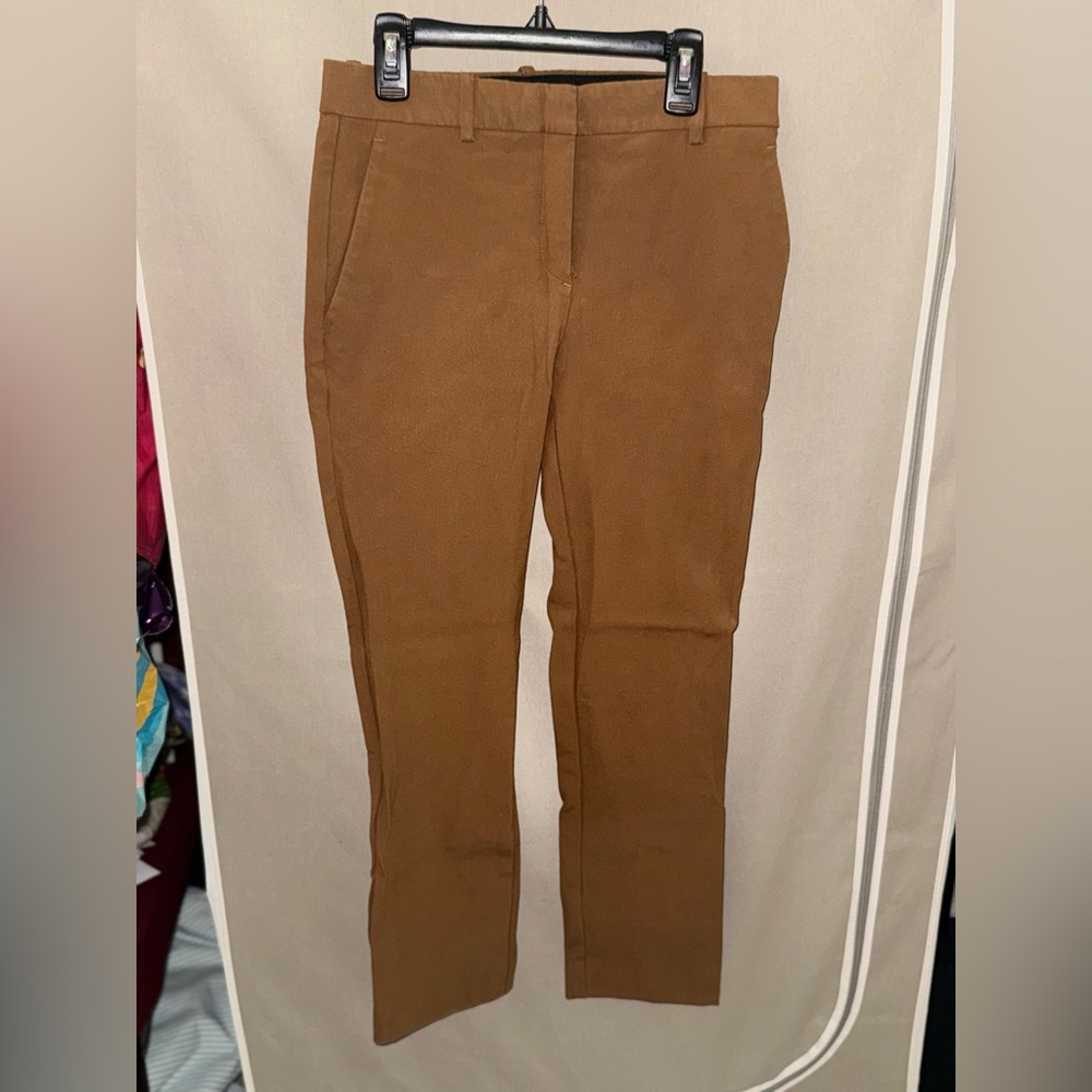 Theory TAN Trousers - Dress Pants Women - Trousers for Women - Slacks Trecca 2